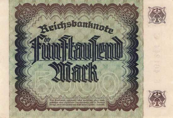 5000 Mark  ro.80a C 1922
